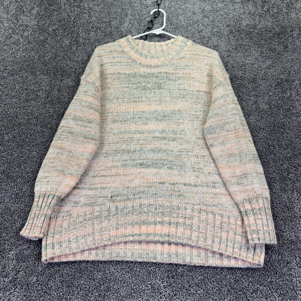 Old Navy Sweater Tunic Womens Medium Crew Neck Knit Pullover Casual